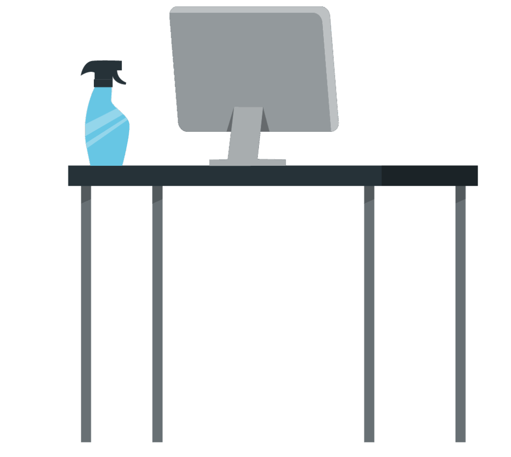 מחשב ושולחן